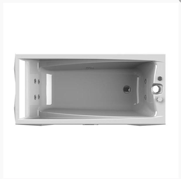 Ванна с Г/М Орнела, фронтальная панель, каркас, Г/М (хром); Vachter 3-01-2-0-0-302