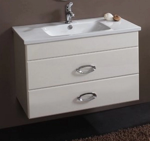 Тумба подвесная с 2 выдвижными ящиками ORCHIDEA OR80.07, 81x45x60, Laccato