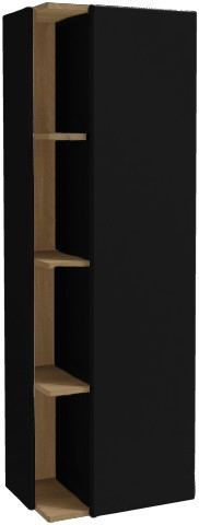 Подвесная колонна 50 см, шарниры справа, мягкий черный TERRACE EB1179D-M61
