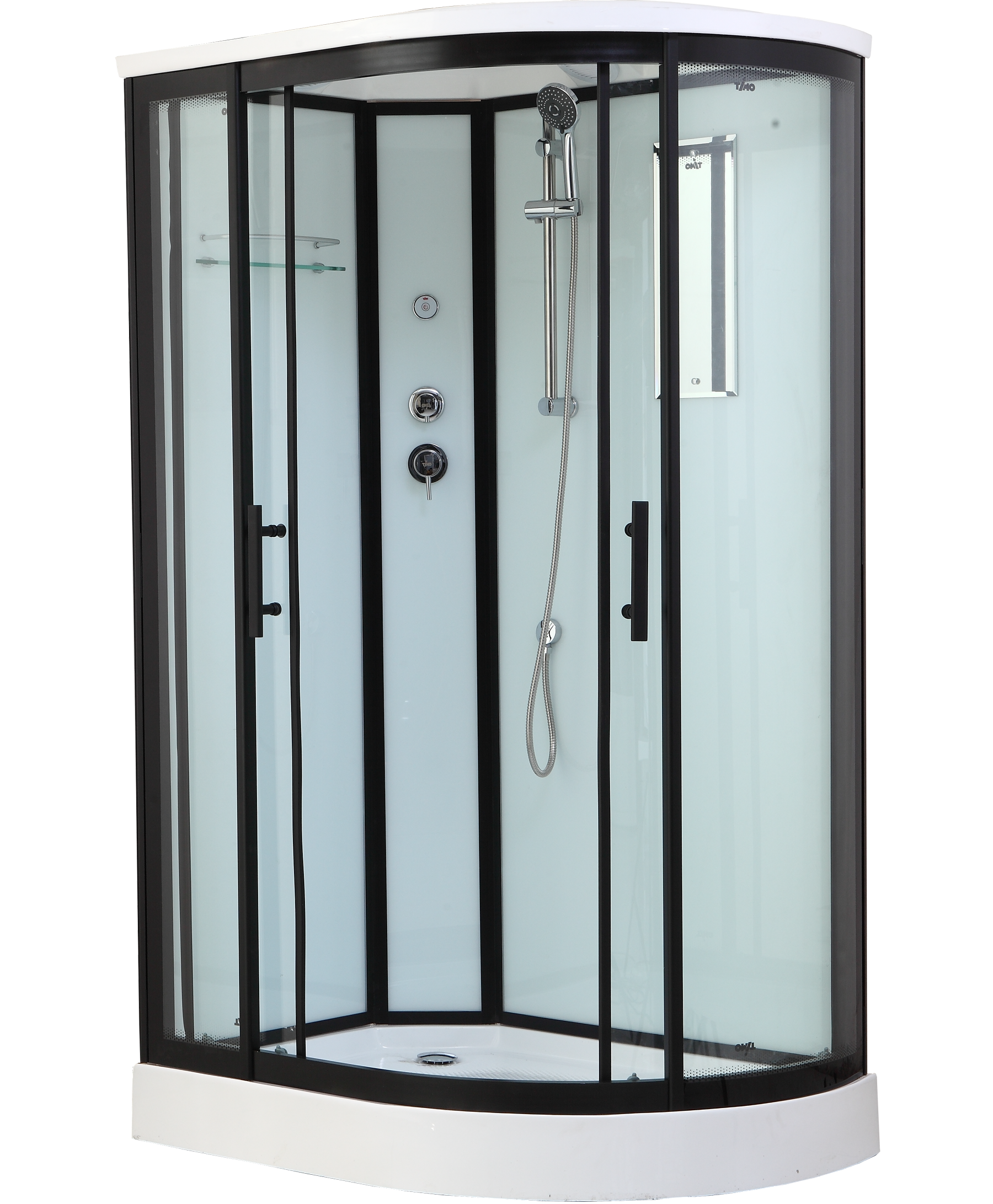 Душевая кабина Standart Т-6602 Black L (120*85*220)