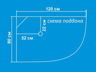 Душевая кабина эконом, матовое стекло, профиль хром, ВМ-720 L (120х80)