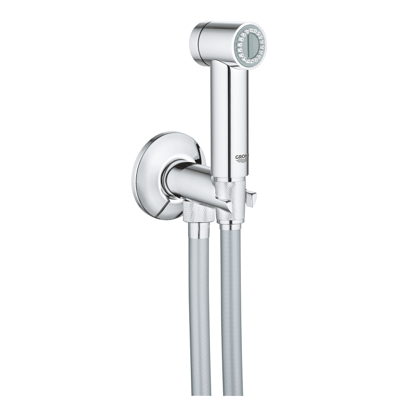 Гигиенический душ Sena с вентилем, душевой шланг Silverflex 1250 мм, 26332000