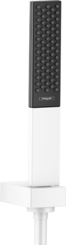 Душевой набор Rainfinity 100 1jet со шлангом 160 см и держателем, мат бел, HG 26856700