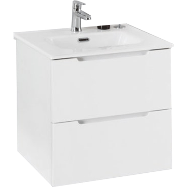 База под раковину подвесная, ETNA 39, Bianco Lucido, 500x390x500, ETNA39-500/390-2C-SO-BL-P