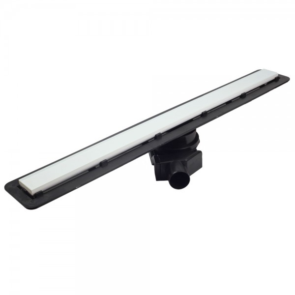 Душевой лоток Confluo Frameless Line 650 White Glass, 13701213