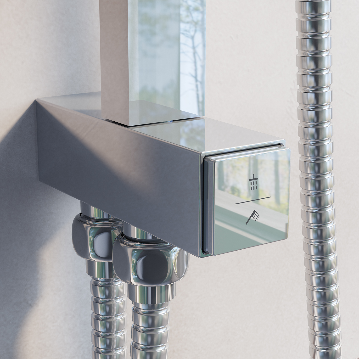 Душевая система, хром, Bild, BIL1FSBi76