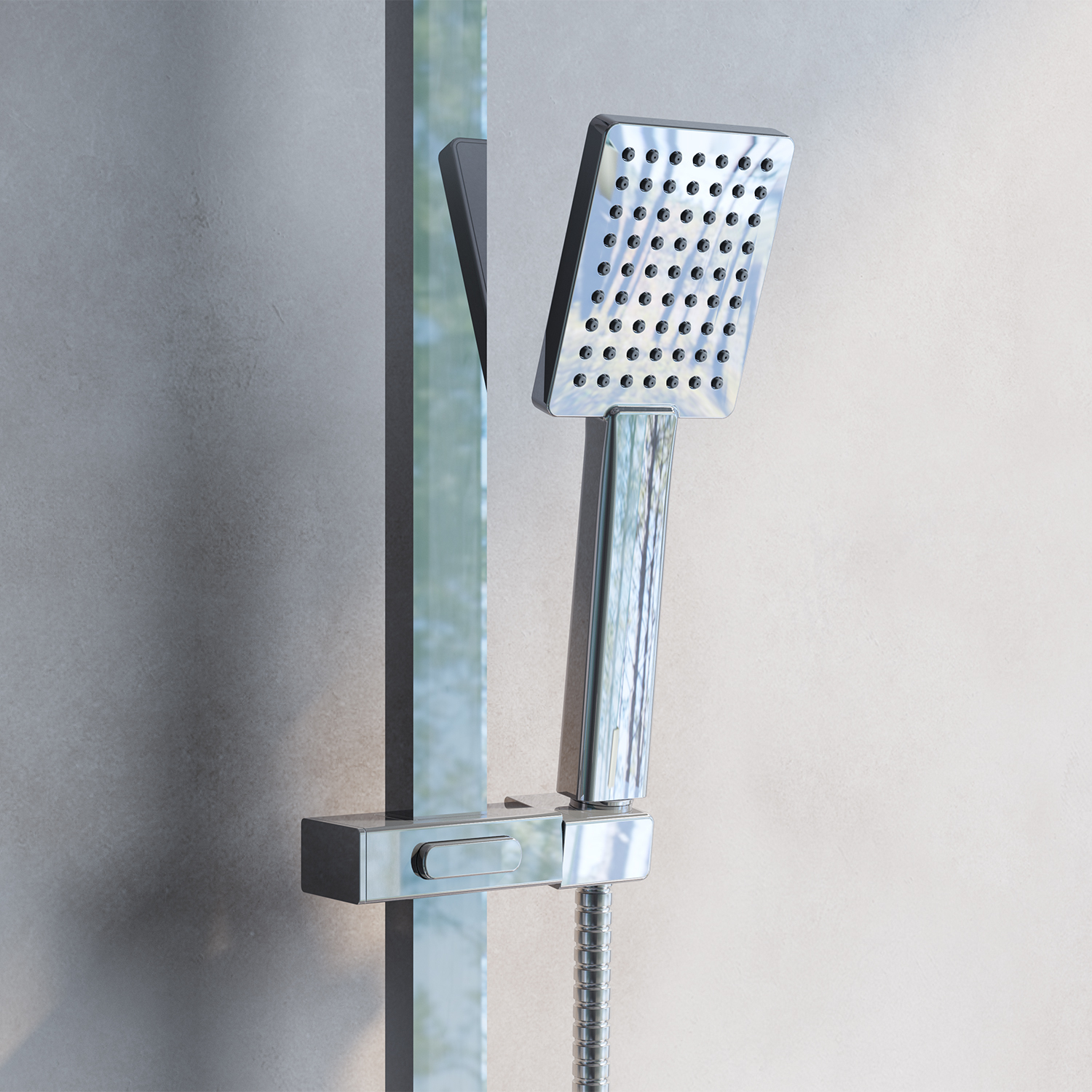 Душевая система, хром, Bild, BIL1FSBi76