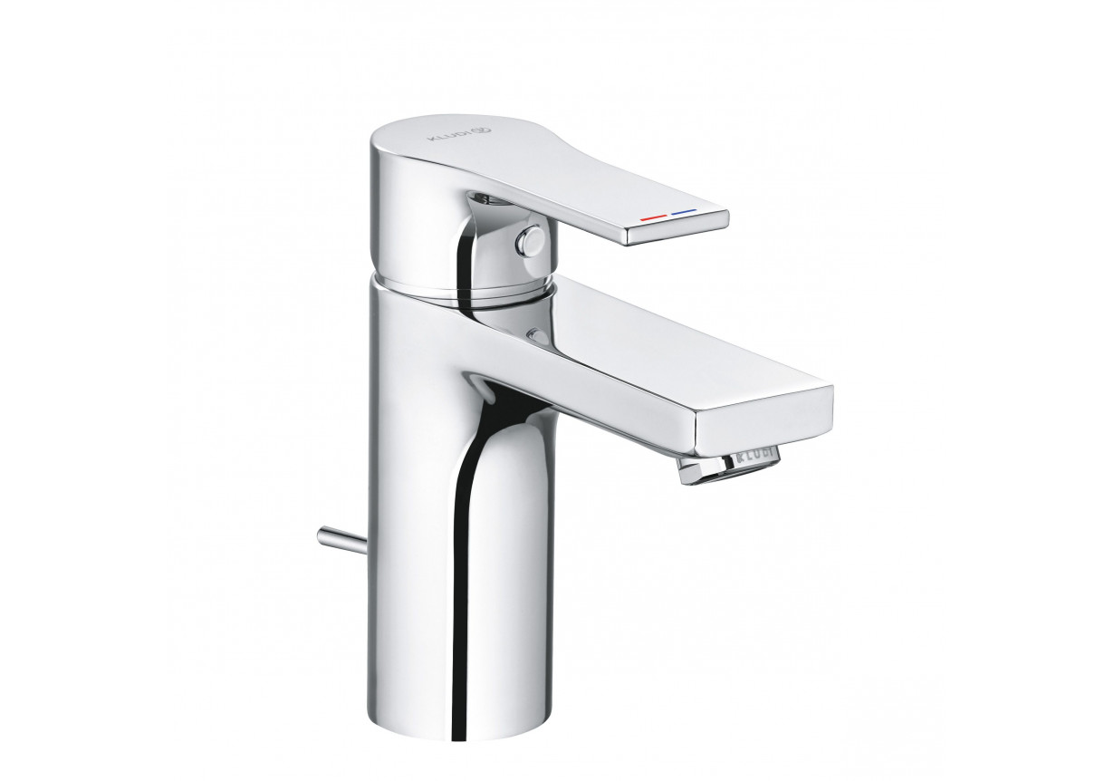 Cмеситель для раковины ZENTA SL однорычажный c донным клапаном хром 482900565 KLUDI