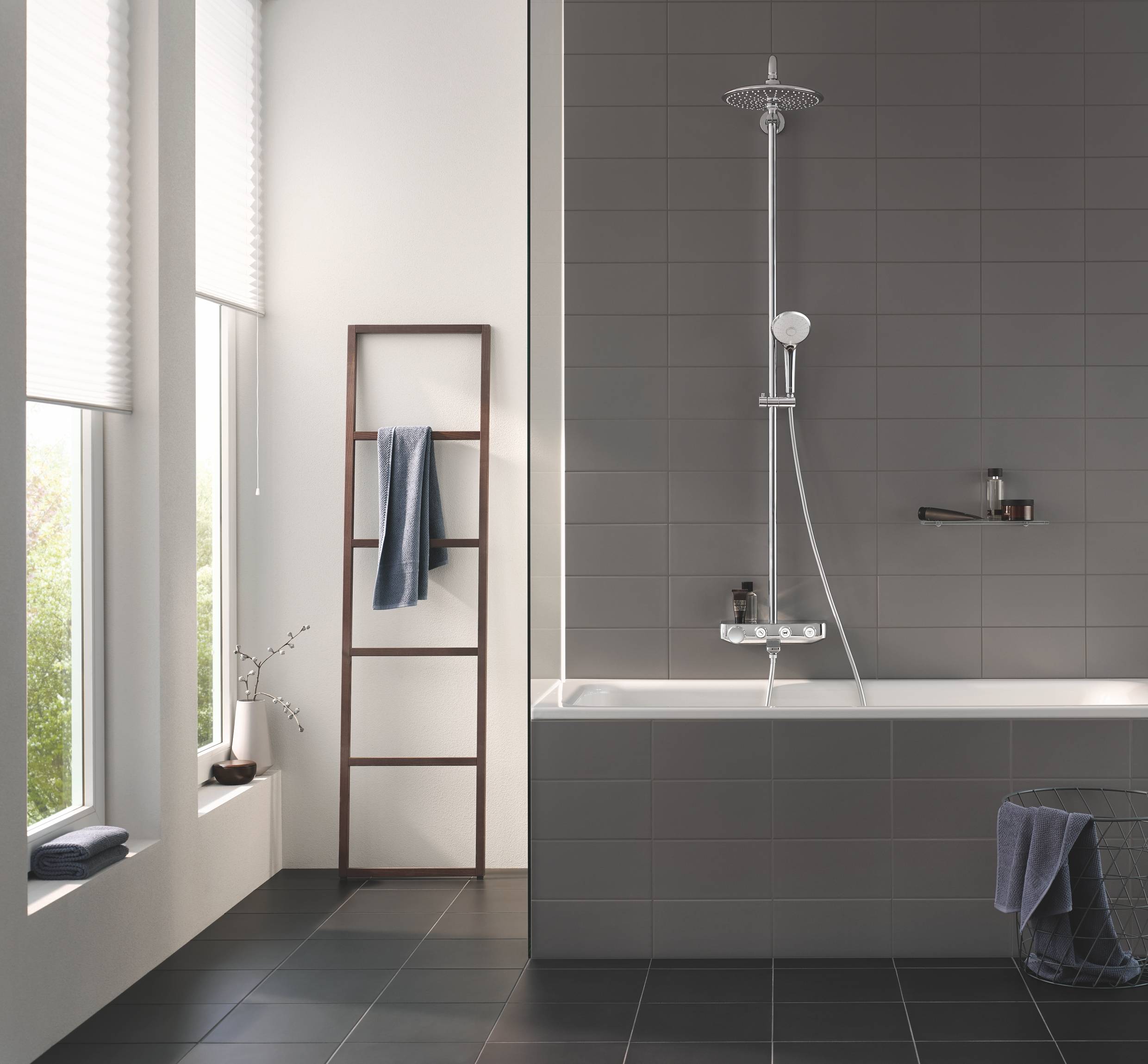 Душевая система с термостатом для ванны, Grohe 26510000 Euphoria SmartControl 260 MONO хром