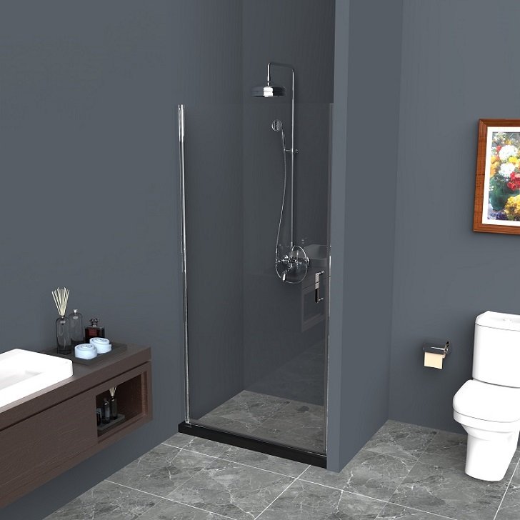Душевая дверь в нишу UNO-B-1-70-C-Cr BelBagno