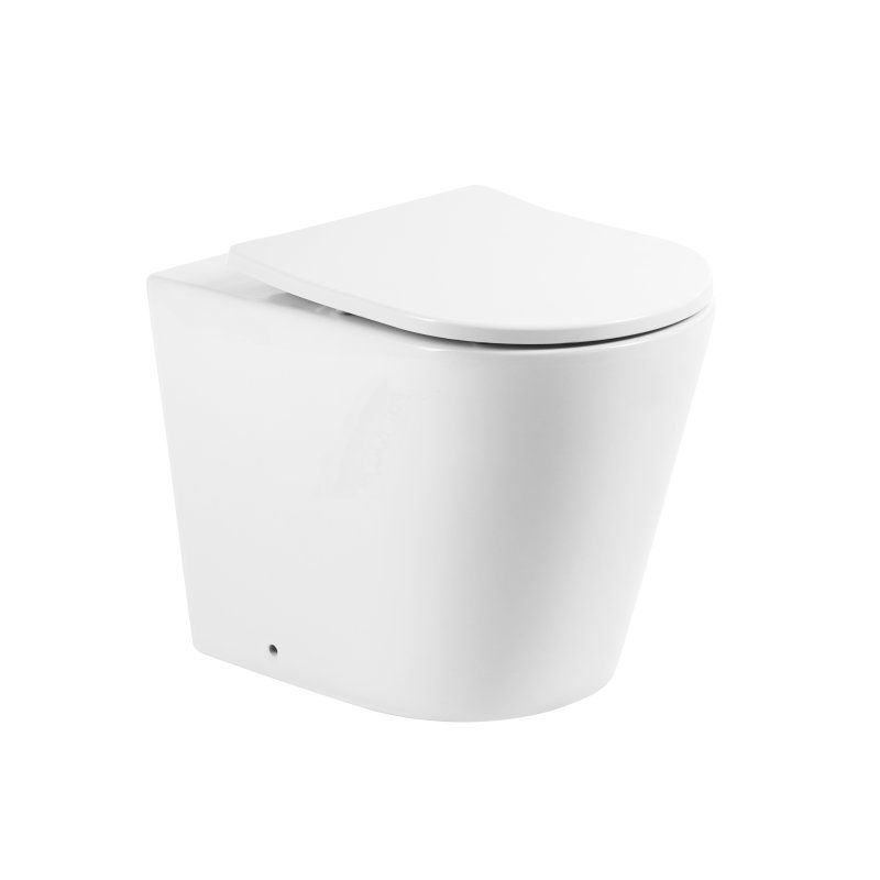 Чаша приставного унитаза FLAY-R BB1003CBR BelBagno