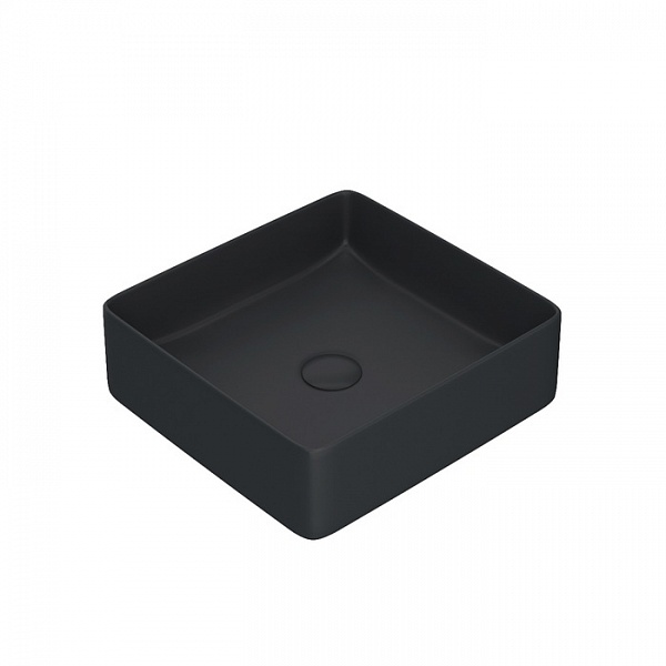 Умывальник накладной чёрный матовый Slide SLIBM01i27 IDDIS