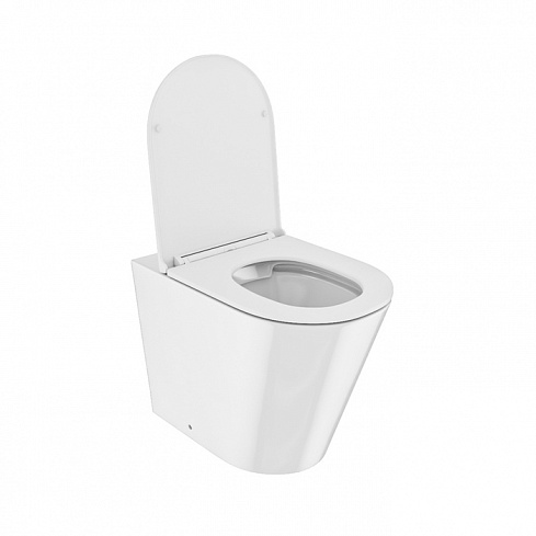 Унитаз приставной безободковый Calipso CALRDSEi26 IDDIS