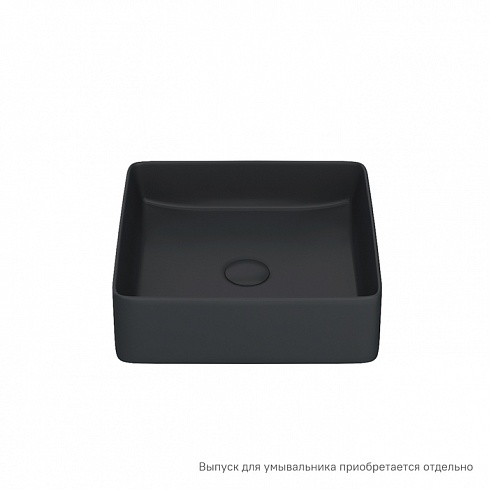 Умывальник накладной чёрный матовый Slide SLIBM01i27 IDDIS