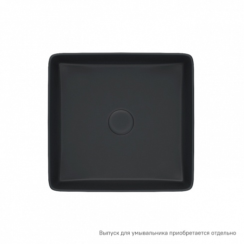 Умывальник накладной чёрный матовый Slide SLIBM01i27 IDDIS