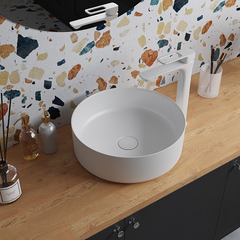 Умывальник накладной белый глянцевый Ray RAYWS03i27 IDDIS