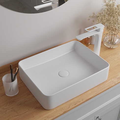 Умывальник накладной белый глянцевый Slide SLIWS02i27 IDDIS