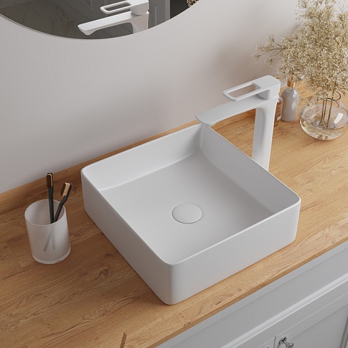 Умывальник накладной белый глянцевый Slide SLIWS01i27 IDDIS