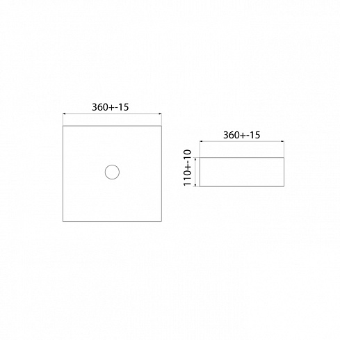 Умывальник накладной белый глянцевый Slide SLIWS01i27 IDDIS