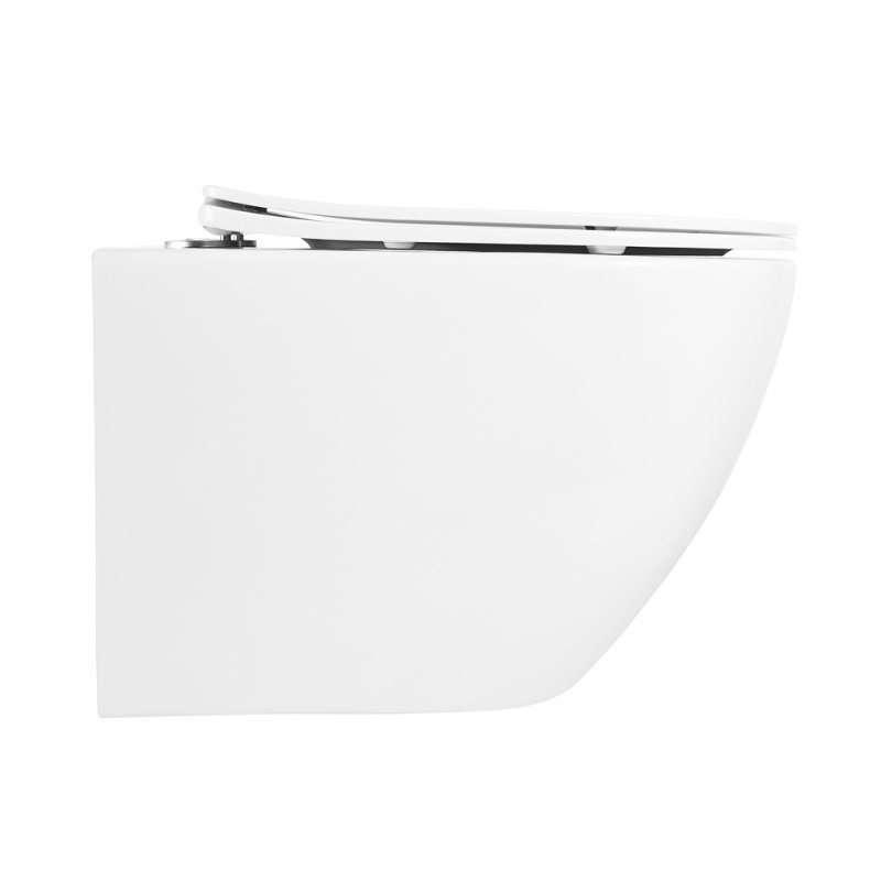 Унитаз подвесной безободковый с сиденьем UNO BB3105CHR/SC BelBagno
