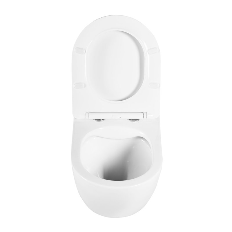 Унитаз подвесной безободковый с сиденьем UNO BB3105CHR/SC BelBagno