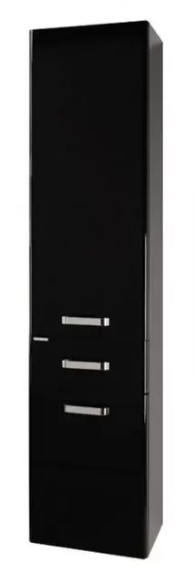 Шкаф-колонна подвесная Америна правая рифт черный