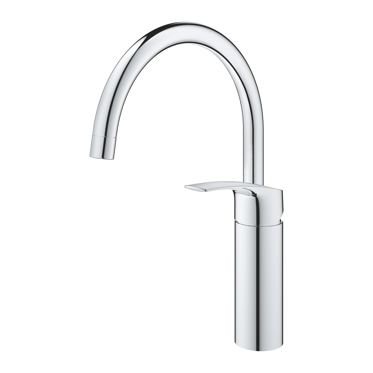 Смеситель для мойки Eurosmart, C-образный высокий излив, 33202003 Grohe