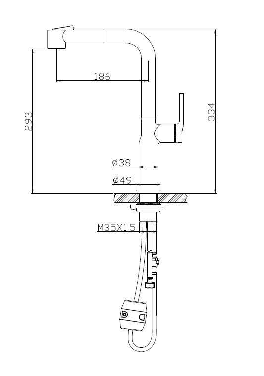 Смеситель для кухни BB-LAM60-IN BelBagno