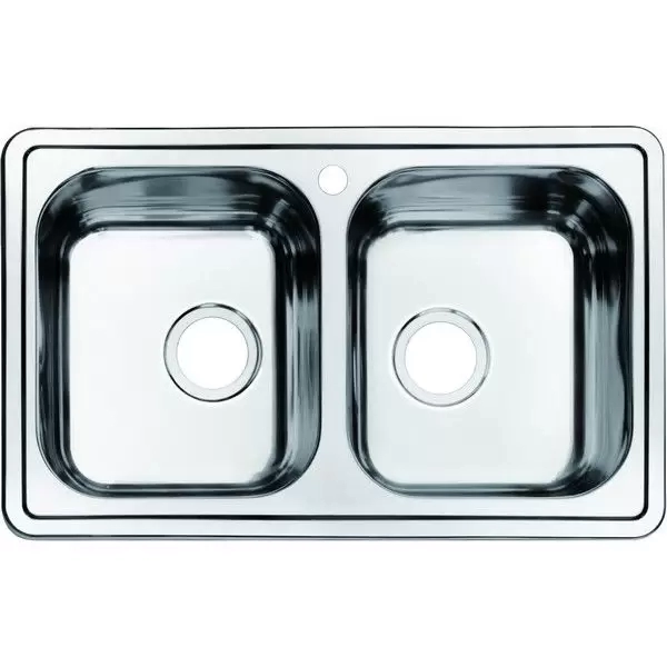 Мойка из нерж стали шелк 2 чаши 780*480 Strit S STR78S2i77