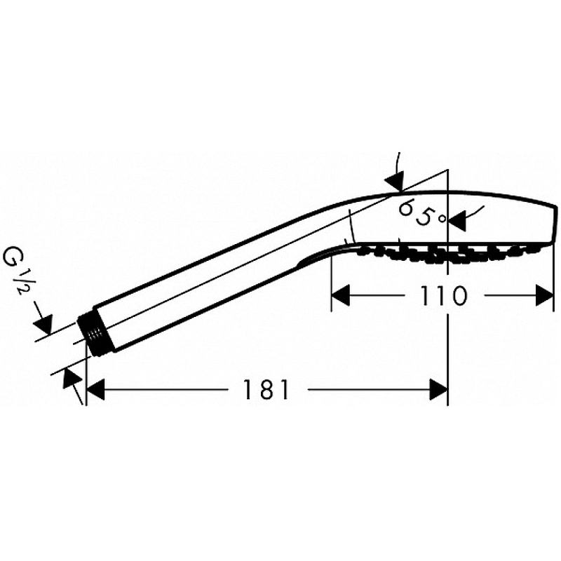 Ручной душ Croma Select E 1jet 26814670 HANSGROHE