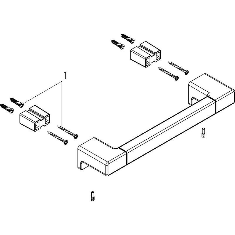 Поручень AddStoris 41744340 HANSGROHE