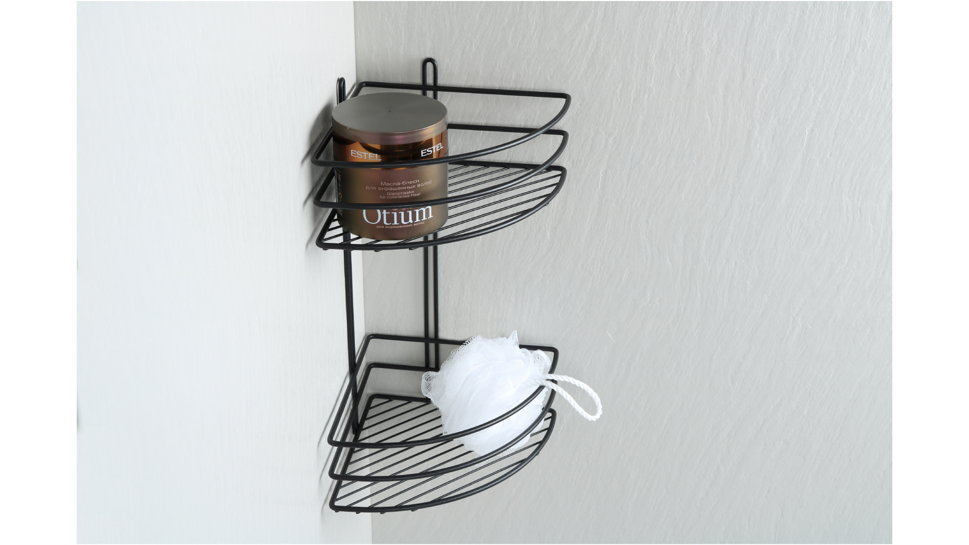 Полка угловая двухэтажная FX-710B-2 Fixsen