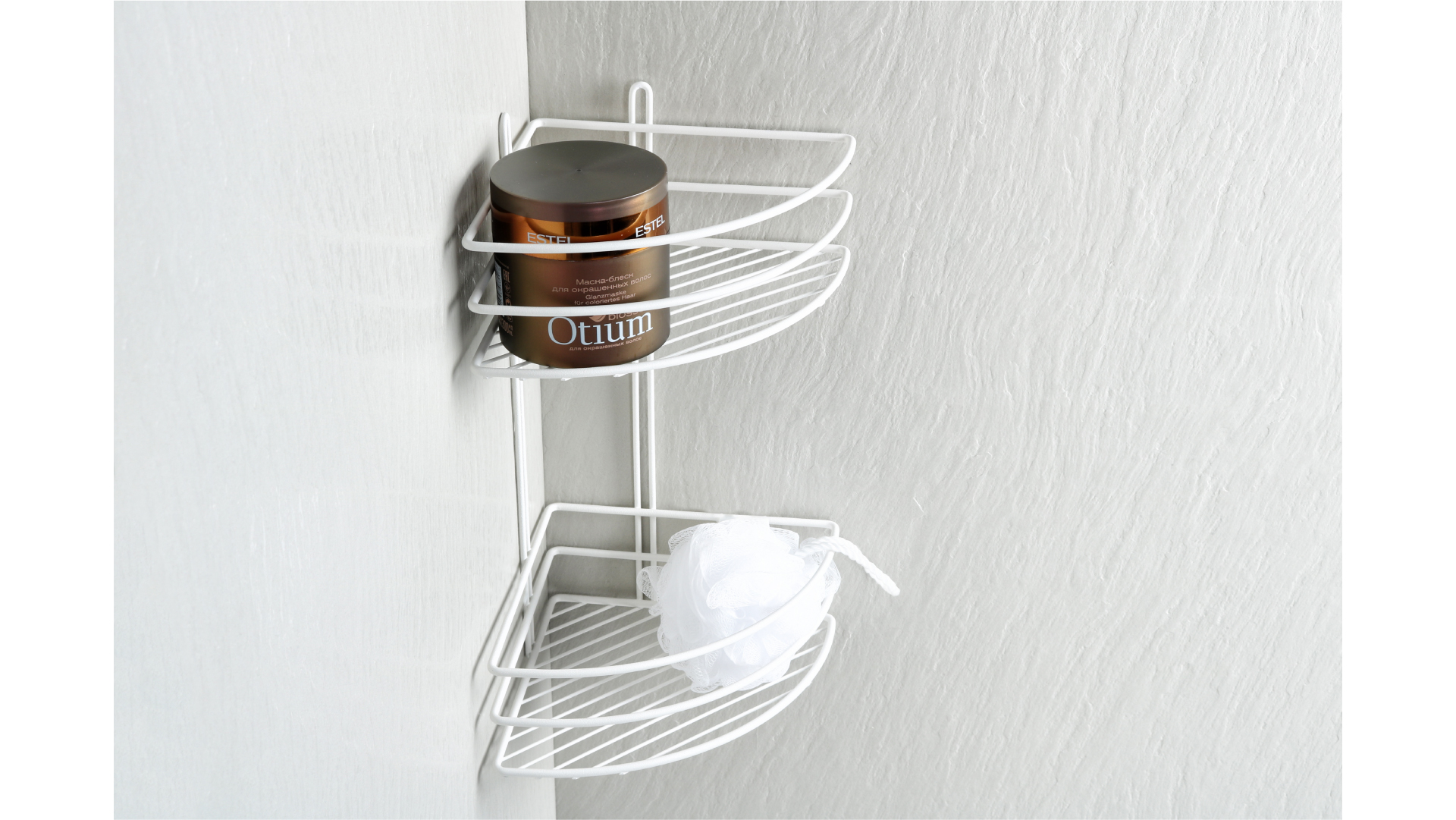 Полка угловая двухэтажная FX-710W-2 Fixsen