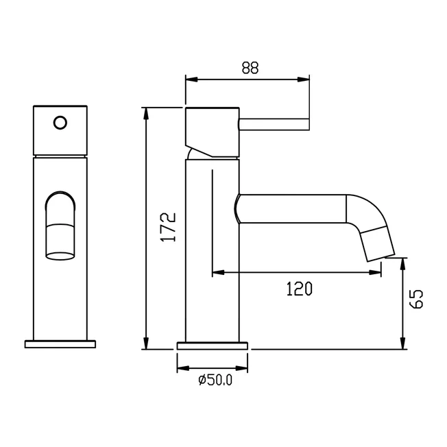 Смеситель для раковины Black&White G016085 Gota Rocio