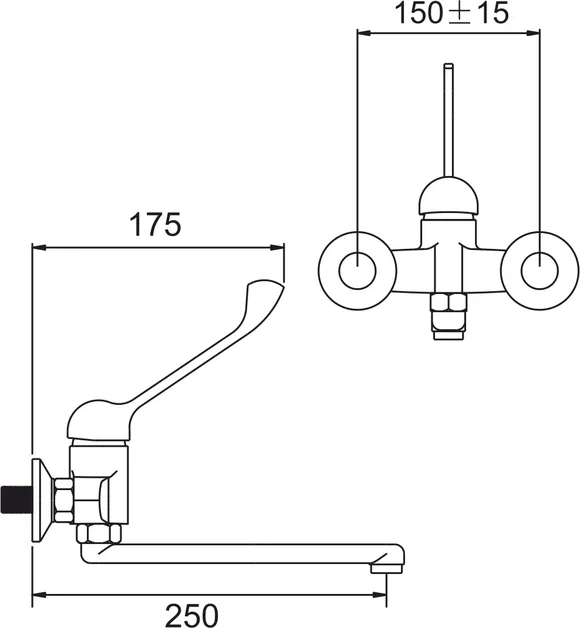 Смеситель для ванны Medical G219810 Gota Rocio