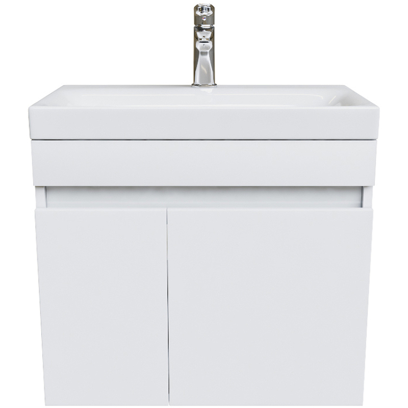 Тумба с умывальником подвесная с дверцами, белая, 60 см, Zodiac ZOD6CD0i95K Iddis