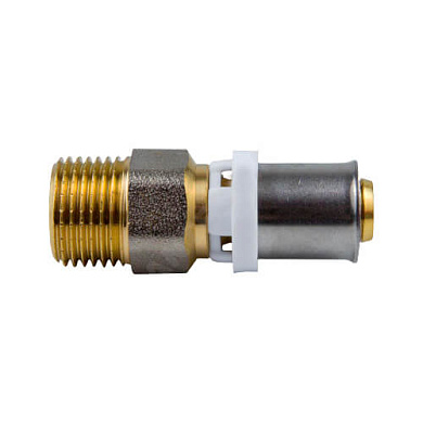 Муфта пресс латунь Дн20х 1/2" НР STI