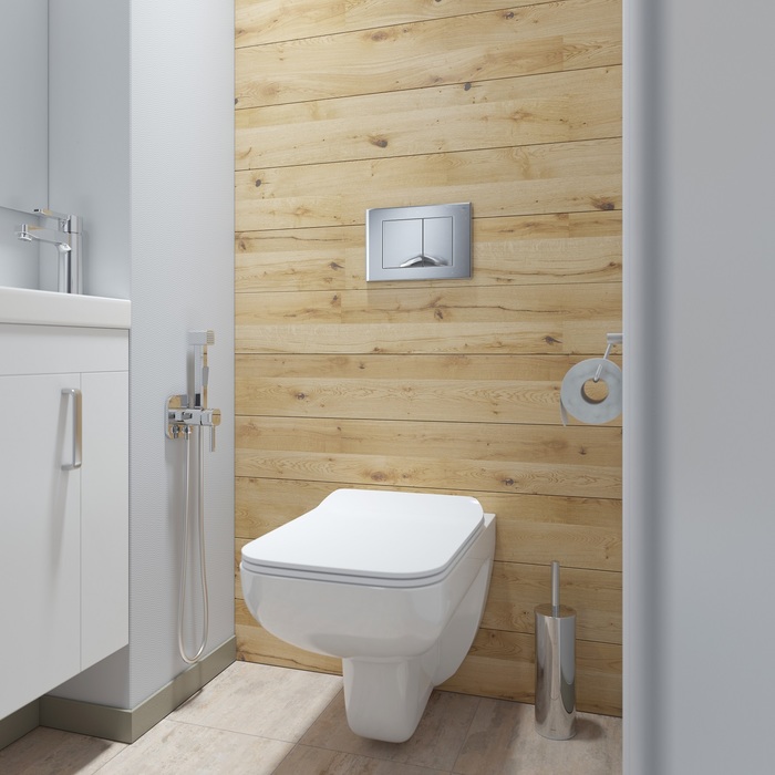 Клавиша смыва, универсальная, хром, Unifix, 005 UNI05CHi77 Iddis