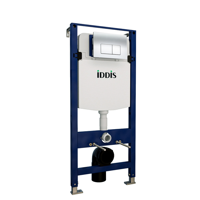 Инсталляция с клавишей, хром, Optima Home OPH00GCi32K Iddis