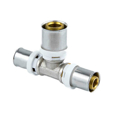 Тройник пресс латунь Дн20x16x16 STI