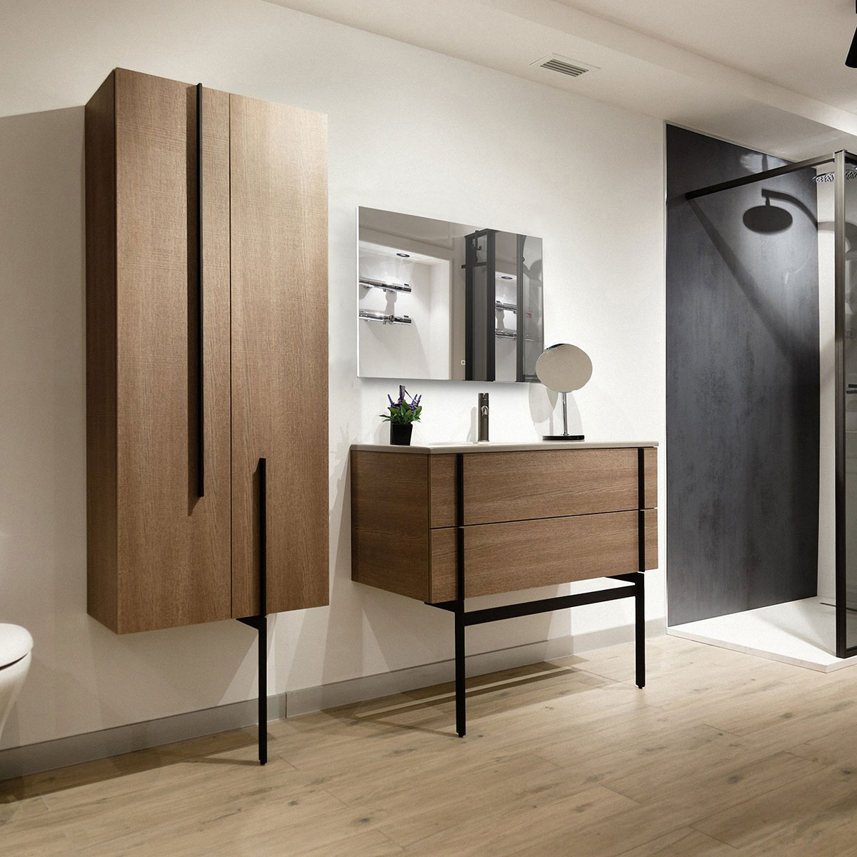 Зеркало 800х600 (сенсорный выключатель) Алмина, 00063870 AZARIO