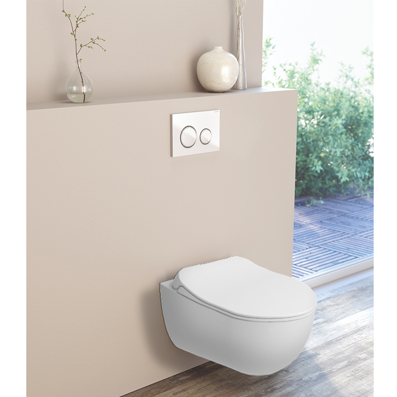 Унитаз подвесной ZERO 2,0 310200100336 (7111863600)+310200700043 с функцией биде Kale