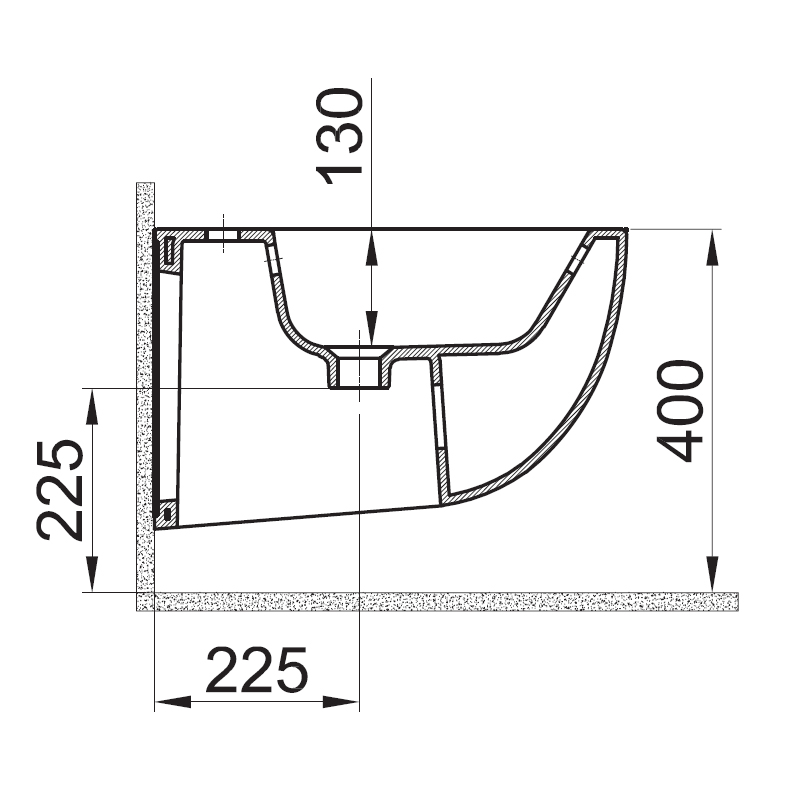 Унитаз подвесной ZERO 2,0 310200100336 (7111863600)+310200700043 с функцией биде Kale