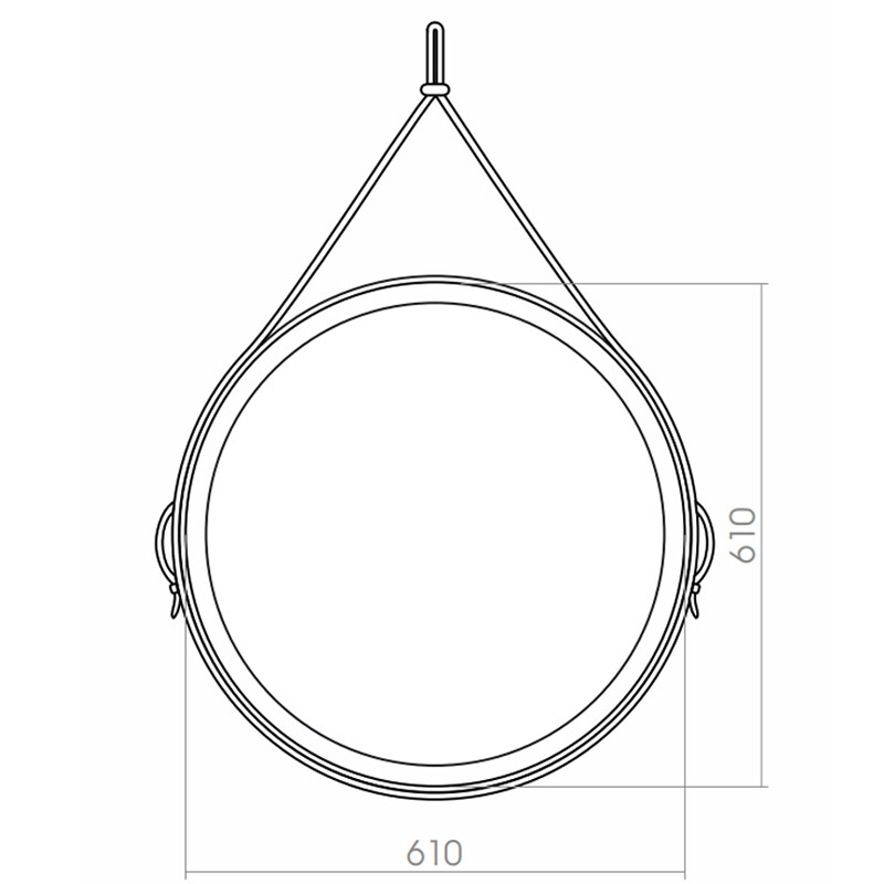 Зеркало LED-00002476 Azario