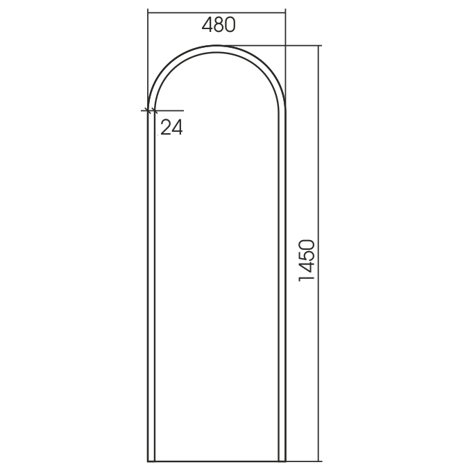 Зеркало LED-00002500 Azario