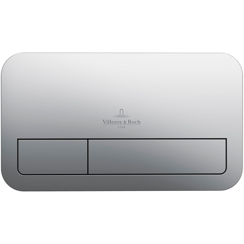 Клавиша смыва, цвет хром матовый, ViConnect 92249069 Villeroy & Boch