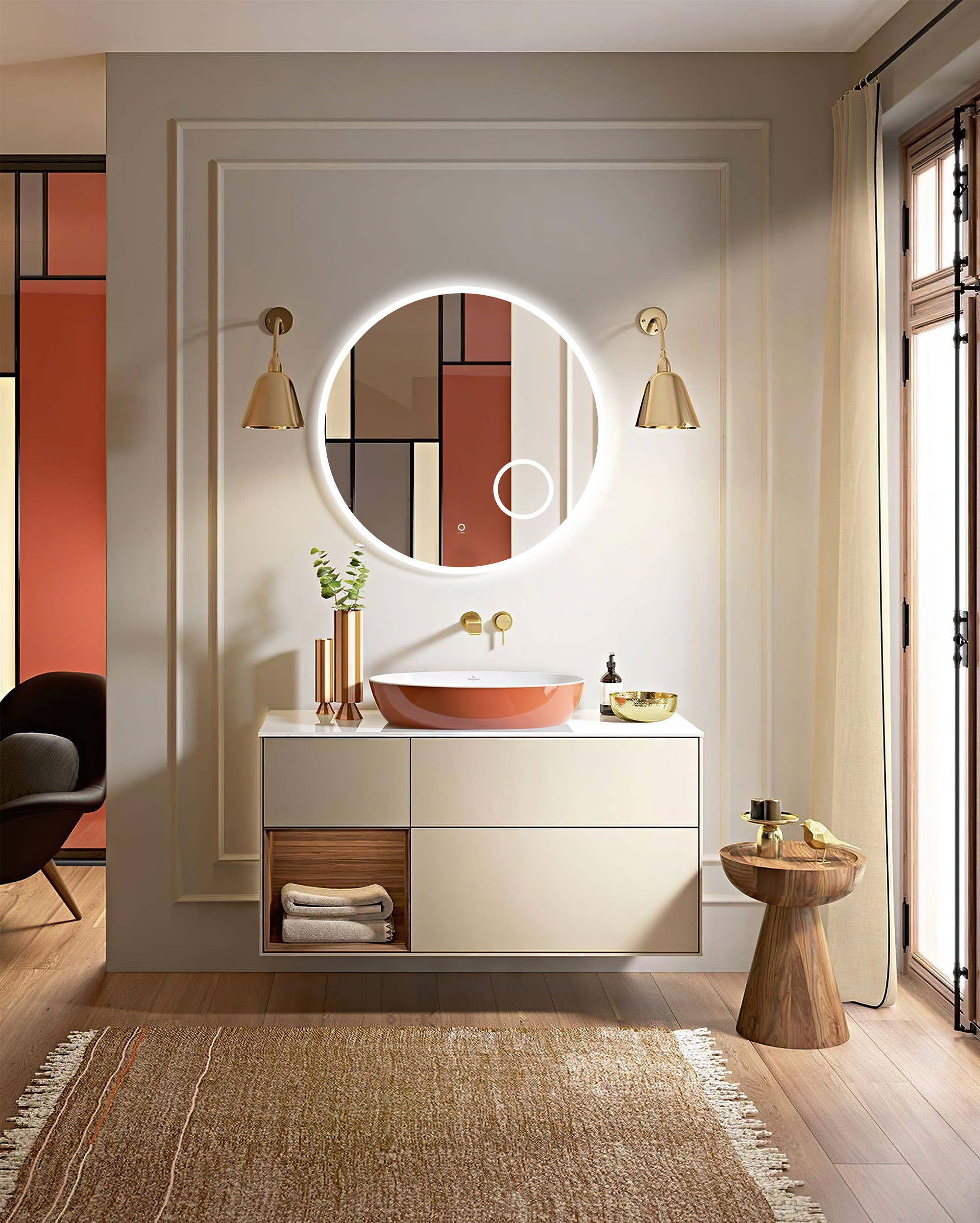 Зеркало AZ-Z-005ALM Azario