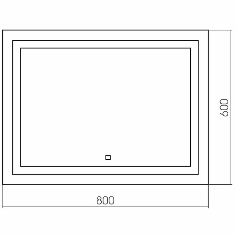 Зеркало LED-00002638 Azario