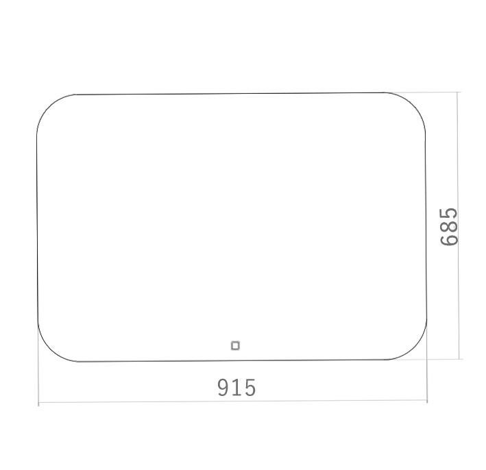 Зеркало LED-00002244 Azario