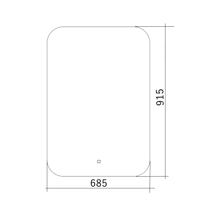 Зеркало LED-00002339 Azario